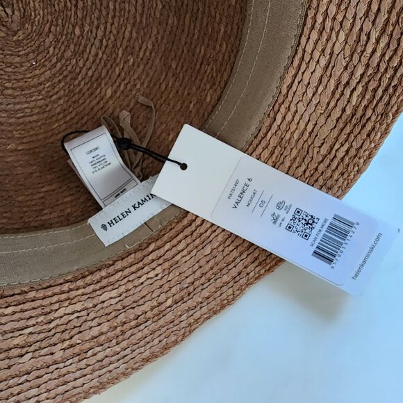 NWT Helen Kaminski Valence 6 Raffia Cloche Hat 👒🌿 - Picture 7 of 13